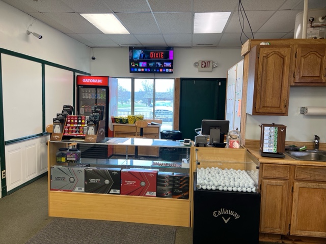 Checkout of pro shop