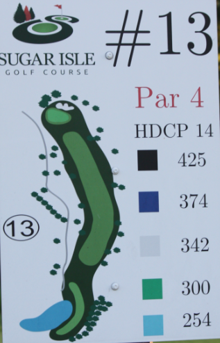 Hole 13 tees