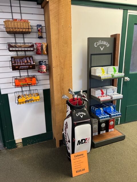 snacks in pro shop