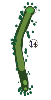 Hole 14 Map