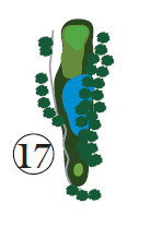 Hole 17 map